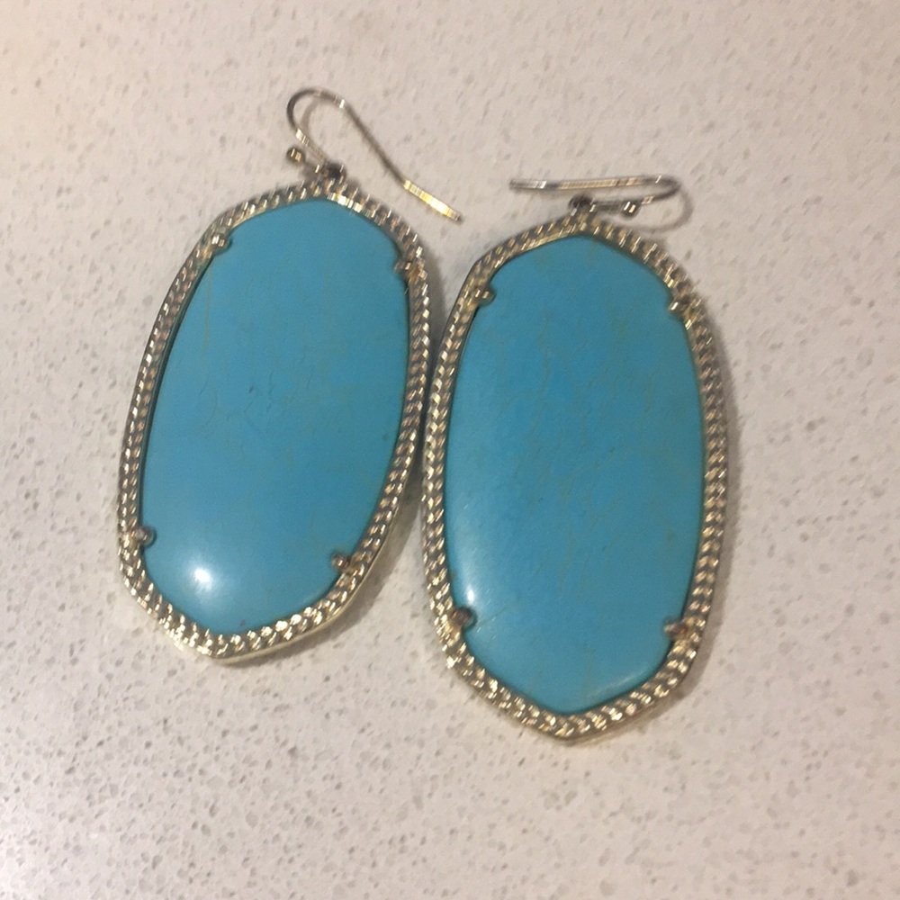 Turquoise Large Kendra Scott Earrings